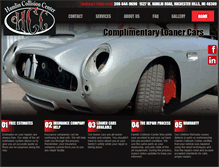 Tablet Screenshot of hamlincollisioncenter.com
